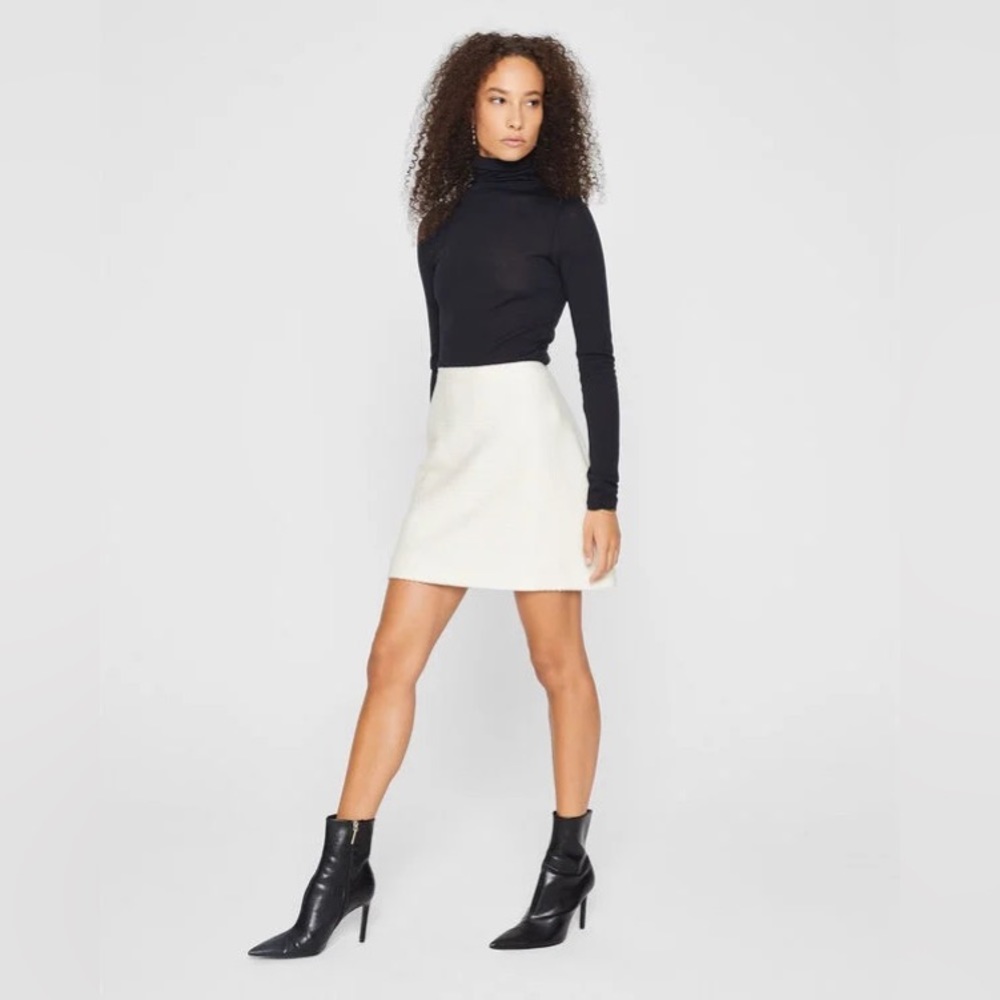 Club Monaco White Mini Skirt